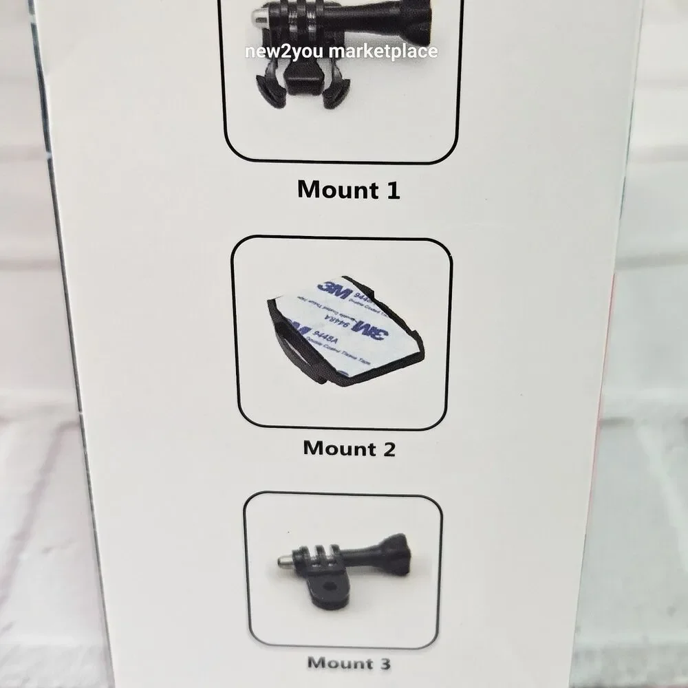 Sports Cam 1080P Waterproof 30M Action Full HD 2.0 Inch Screen Camera NIB